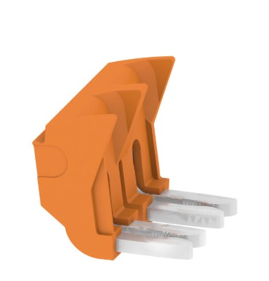 Conexión transversal (borne), insertado, naranja, 30 A, Número de polos: 2, Paso en mm (P): 8.10, Aislado: Sí, Anchura: 16 mm SCCB TTB 6/2 (copia)