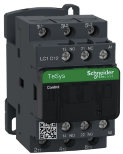 LC1D12M7 Contactor Tesys D - Polos 3 (3NA) 12A Bobina 220VAC