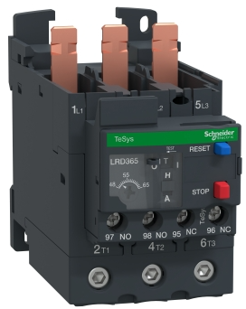 Relé de Sobrecarga marca Schneider serie TeSys LRD; Amperaje 48-65A.