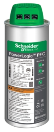 Capacitor marca Schneider Electric Serie PFC; 20.8/25kvar Voltaje de Operación 480VAC 50/60Hz