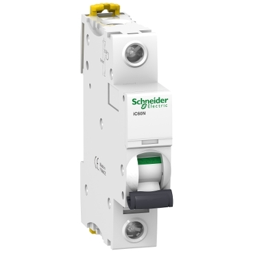 Breaker para Riel Din marca Schneider Electric Serie Acti9; Amperaje 20A Polos 1 Curva C 