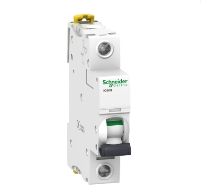 Breaker para Riel Din marca Schneider Electric Serie Acti9; Amperaje 25A Polos 1 Curva C