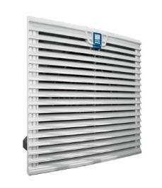 3241.110  Ventiladores con filtro RITTAL Unidad completa, tamaño 255X255mm, Recorte de montaje 224x224mm, Profund. 107mm, 110VAC, Caudal de aire de 20 - 900 m³/h, grado de protección estándar IP54