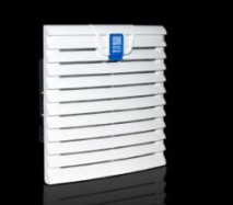 SK Ventilador con filtro TopTherm, 100/115 m³/h, 230 V, 1~, 50/60 Hz, An.Al.Pr. 204 x 204 x 24 mm
