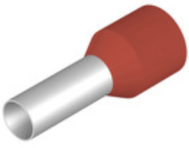 Terminal / Conector Tubular estándar marca Weidmüller Serie estándar; Tipo H10.0/22D calibre 8AWG Unidades x100