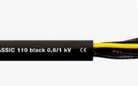 1120385 Cable de alimentación y control LAPP ÖLFLEX® CLASSIC 110 BLACK 4G50; 0,6/1kV; PVC, UV.