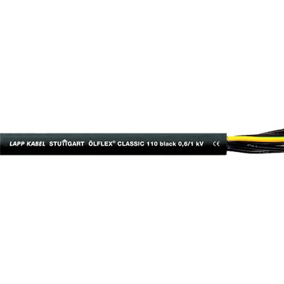 CABLE DE Alimentación Y CONTROL LAPP ÖLFLEX CLASSIC 110 Negro 0.6/1kV 4G4, PVC, UV.