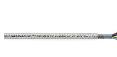 00350233  ÖLFLEX CLASSIC 100 CY 4G25 LAPP Cable de control de PVC codificado por colores y apantallado