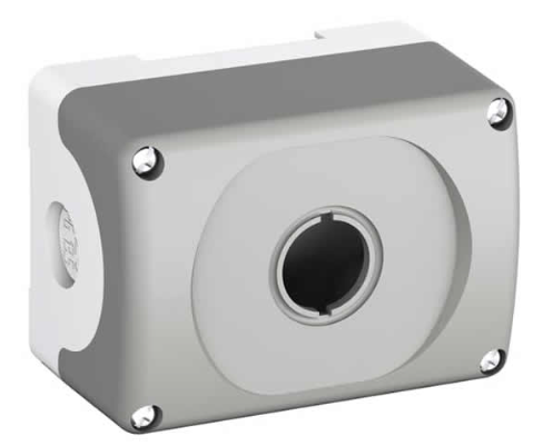 Caja de mando marca ABB Serie MEP1; Color Gris Material Plástico   