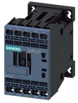 Contactor marca Siemens serie SIRIUS 3RT2; Amperaje 7A Polos 3 Potencia (kW) 3kW Potencia (kW) 2.2kW Potencia (HP) 3HP Bobina 24VDC Contacto Aux 1NO