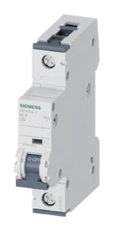 5SY4106-7 Minibreaker automático magnetotérmico 230/400V 10kA, 1 polo, C, 6A, T=70 mm