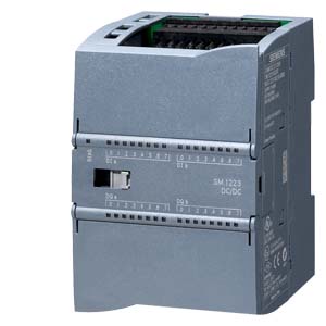 SIMATIC S7-1200, Digital I/O SM 1223, 16 DI/16 DO, 16 DI 24 V DC, Sink/Source, 16 DO, transistor 0.5 A