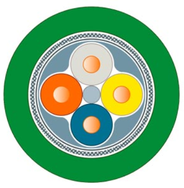 Cable estándar, GP 2x2 (PROFINET tipo A), cable de instalación TP para conexión a IE FC RJ45 2x2, para uso universal, 4 hilos, blindado CAT 5E, **VENTA POR METROS**