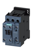 Contactor marca Siemens Serie SIRIUS 3RT2; Amperaje 32A Polos 3 Potencia(kW) 15kW Potencia(HP) 20HP Bobina 24VDC Contacto Aux 1NO+1NC