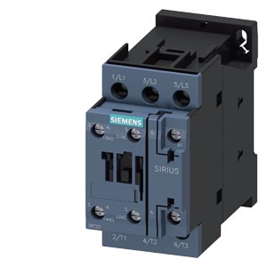 Contactor de potencia, AC-3e/AC-3, 17 A, 7,5 kW/400 V, polos 3, 480VAC, 60 Hz, contactos auxiliares: 1 NO + 1 NC