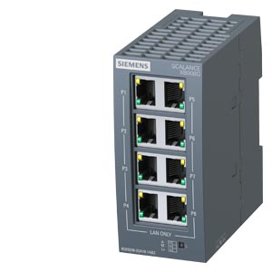 Industrial Ethernet Switch,SCALANCE XB008G para 10/100/1000 Mbits/s; para configurar pequeñas topologías en estrella y en línea; diagnóstico LED, IP20, 24 V DC fuente de alimentación, con 8 puertos RJ45 10/100/1000 Mbits/s eléctrico manual disponible para su descarga