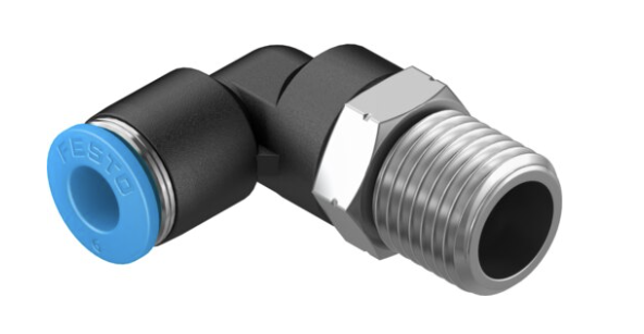 Racor rápido roscado en L, QSL-1/4-6