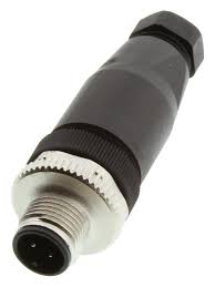 Conector macho marca PEPPERL+FUSHS Diámetro M12 recto con codificación A, pines 4