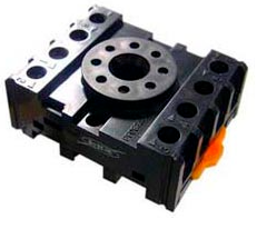 Base de Relé marca EBCHQ Serie EBC; Amperaje 10A Pines 8, CO 2       