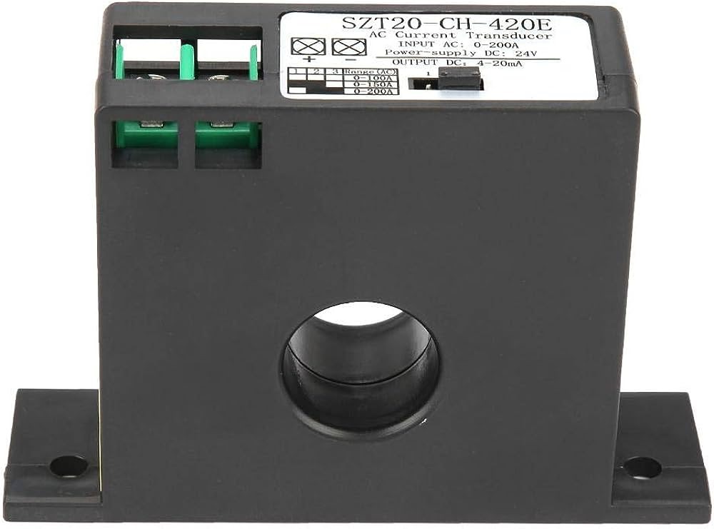Sensor de transformador, convertidor de Corriente CA 0-200A 4-20mA