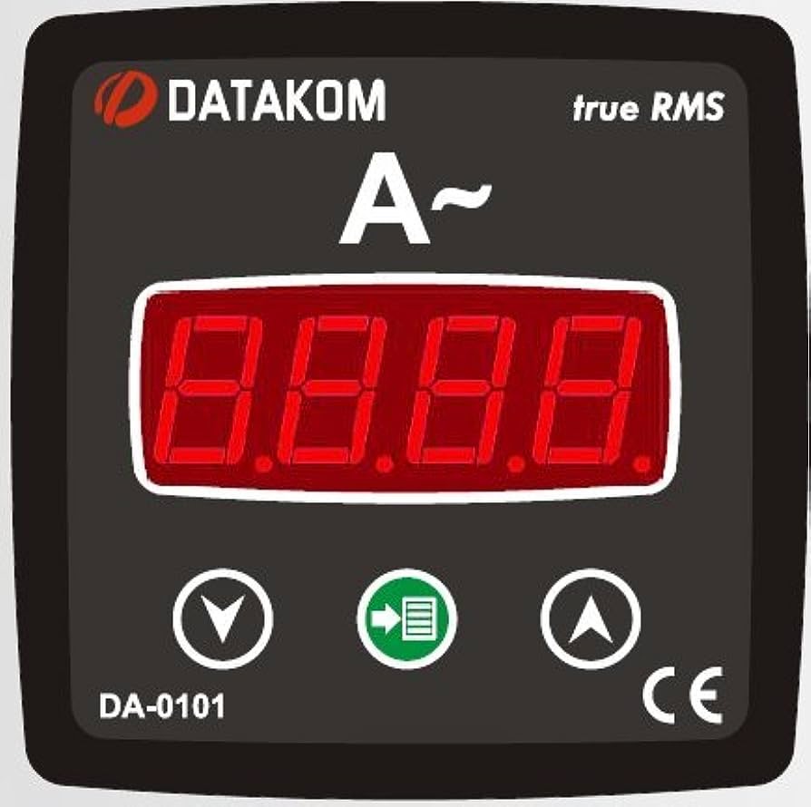 Medido Amperímetro Digital marca DATAKOM Serie DA; Medidas 96x96mm Fase 1       