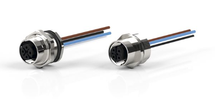 Conector de Montaje marca PEPPERL & FUCHS Serie V1-G; Tipo M12-Macho Pines 4 Rosca de Montaje 1/2in NPT      