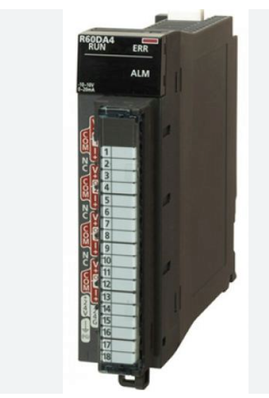Módulo I/O – Salidas Analógicas marca MITSUBISHI Serie MELSEC IQ-R; Salida Analógicas 4AO