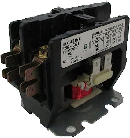 Carrier , P282-0321 , Contactor  2 pole 30 FLA 40 A Res coil 24VAC 50/60 HZ