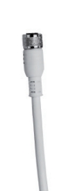 Cable Conector Axial para sensores marca Datalogic Serie CS; Conector Tipo M12-F Pines 4 Longitud 5M 