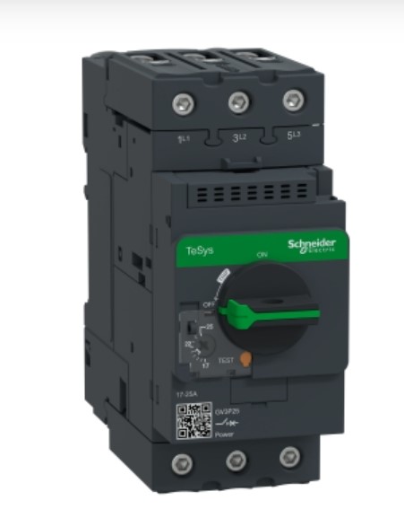Disyuntor de motor, TeSys GV3, 3P, 17-25 A, termomagnético, terminales EverLink
