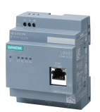 Módulo Switch Ethernet marca Siemens Serie LOGO! CSM12/24; Alimentación 12/24VDC Puertos 4 Tipo RJ45 