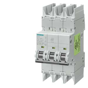 Breaker para Riel Din marca Siemens Serie 5SJ4; Amperaje 30A Polos 3