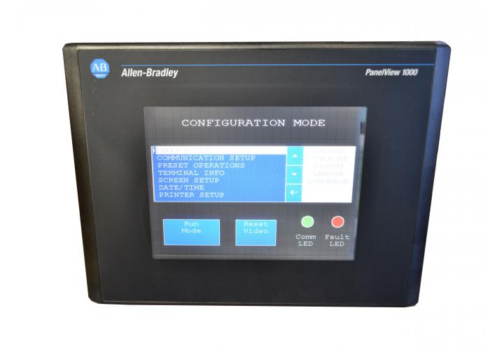 2711T10C8, ALLEN BRADLEY, PanelView 1000 Color Touch Terminal, PanelView 1000 Color Terminal 10.4-inch, Touch Screen, DH+ Communication & RS-232 Printer Port, 100-240V AC Power, Series D