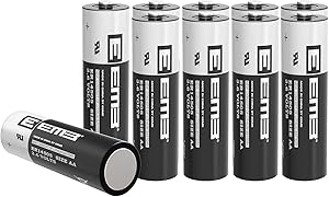 baterías de litio ER14505 3.6V AA de 2700 mAh Li-SOCL2 batería no recargable SB-AA11 LS14500 TL-5903 SL-360 14500 ER14500 para puerta sensor de puerta de agua, electricidad, medidor