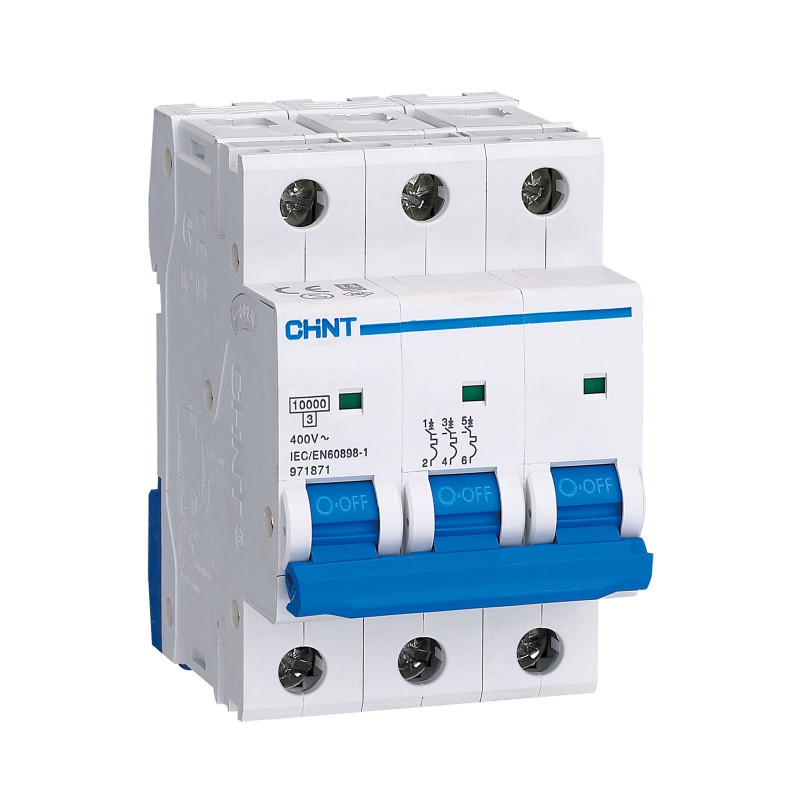 Breaker para Riel Din Chint 3 polos 4A