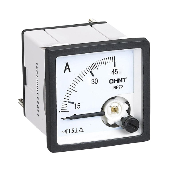 Amperímetro indirecto analógico 72x72mm 300/A AC