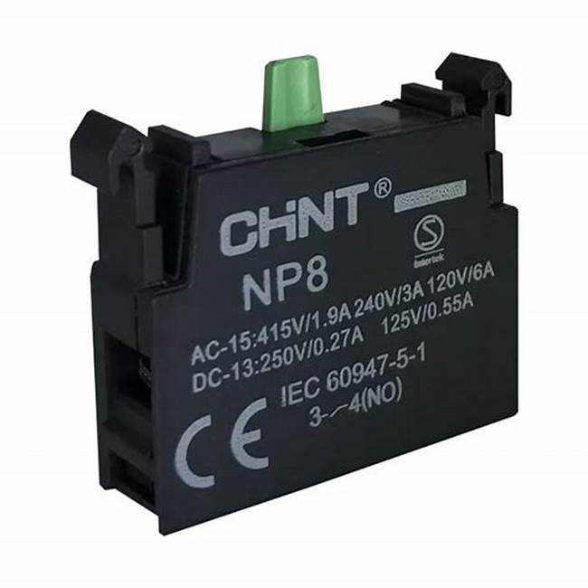 Bloque de Contacto marca CHINT; 1NO para NP8