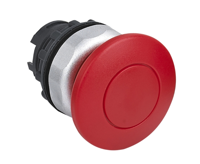 Cabezal Pulsador marca CHINT 40mm tipo seta Rojo