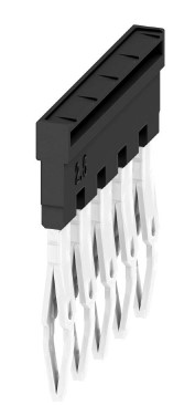 Conexión transversal (borne), insertado, Número de polos: 5, Paso en mm (P): 5.10, Aislado: Sí, 24 A, negro