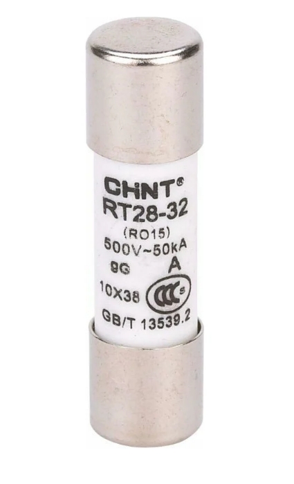 Fusible cilíndrico marca CHINT, 10x38mm 4A gG