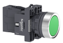 Pulsador marca Schneider Electric Serie Harmony XA2; Color Verde No Iluminado Sostenido Diámetro 22mm 