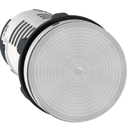 Luz Piloto LED marca Schneider Electric Serie Harmony XB7; Color Blanco Diámetro 22mm Bobina 110VAC