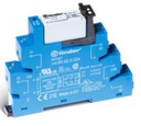 Relé de Interfaz (EMR ó SSR) marca FINDER Serie 38; Amperaje 8A Bobina 24VDC Contactos CO 2, salida 250VAC/30VDC. (38.52.7.024.0050)