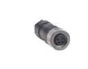 Conector hembra M8 de 3 pines acodado, prensaestopas M9,5 x 1