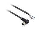 Conectores precableados XZ, hembra recto, M12, 5 pines, cable PUR 5 m