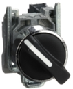 Selector marca Schneider Electric Serie Harmony XB4; Sostenido, Color Negro No Iluminado posiciones 2 Diámetro 22mm, 1NO.