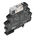 Relé Tipo Slim marca Weidmüller Serie TRZ; Amperaje 8A, Bobina 110VAC/DC Contactos CO 2    