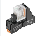 Relé de Control c/base marca Weidmüller Serie DRMKIT (DC); 5A, Bobina 230VDC Contactos CO 4 Salida 250VAC push in          