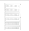 Identificadores / Codificadores p/Borneras marca Weidmüller Serie WS ; Tamaño 6x10mm (120 piezas)