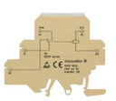 Temporizador Retardo a la desconexión Bornera marca Weidmüller Serie DK; Bobina 24VDC Contacto 1NO. (100ms-1seg. ajustable)    